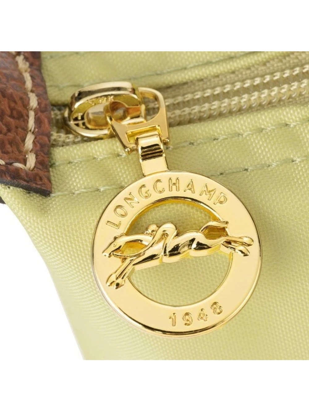 Longchamp Small Le Pliage Top-Handle Bag pistachio pistache mini purse tote neon - Picture 4 of 7